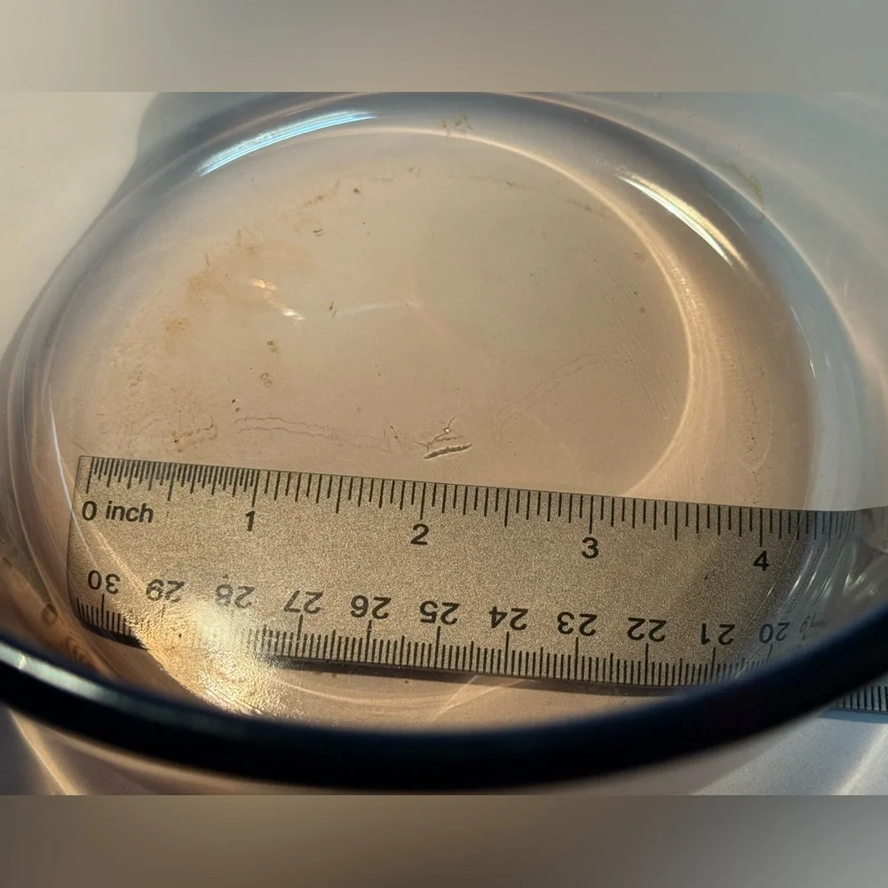2pc CORNING Vision AMBER 1 L Saucepan LID Glass